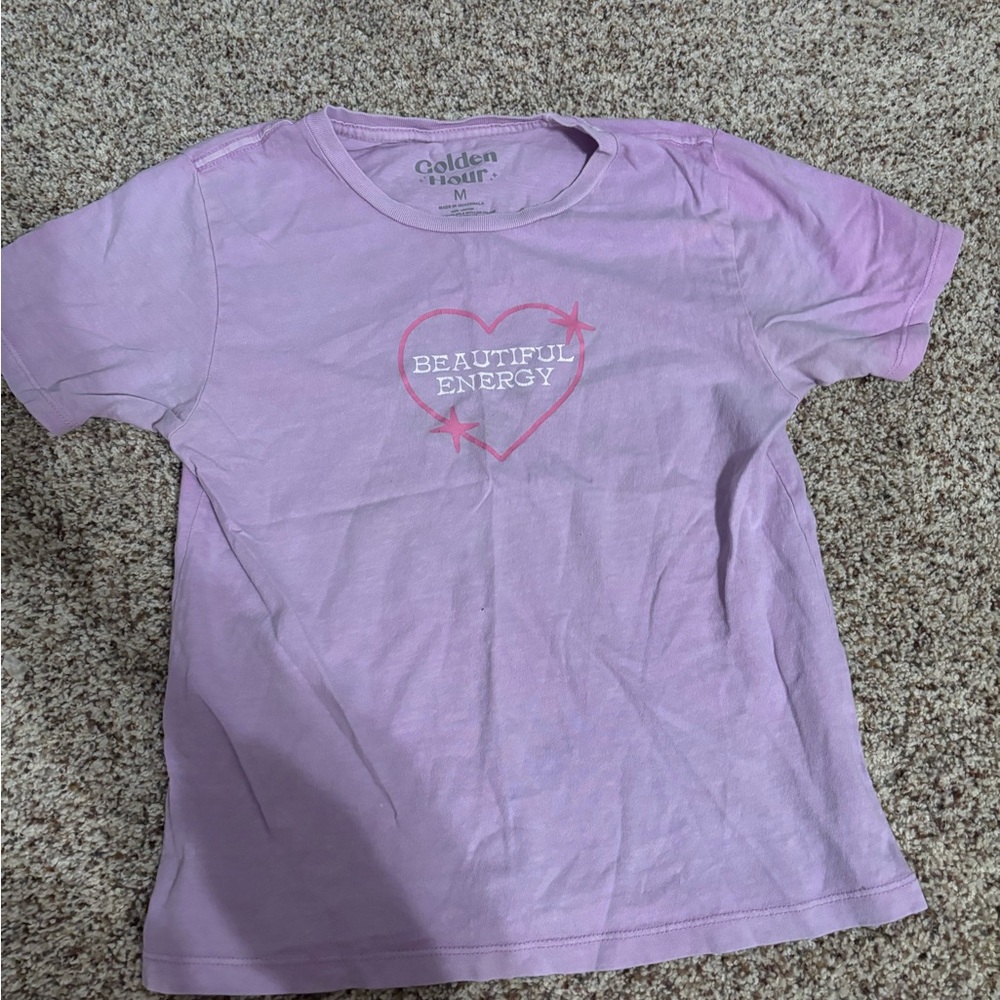 Women’s Pink Baby Tee